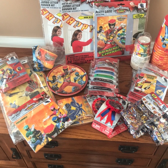Designware Party Supplies Power Ranger Party Theme Supplies